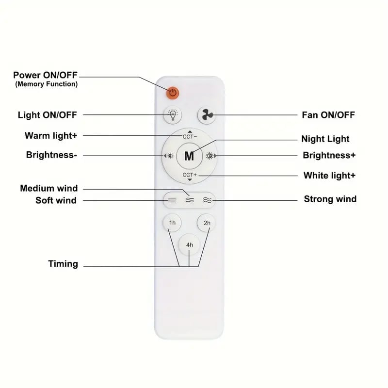 aldorian™-Bright Cool Ceiling Socket Fan & Light with Remote