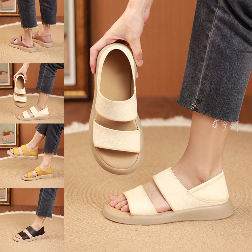 aldorian™-New Thick Sole Women's Stylish Genuine Leather Sandals