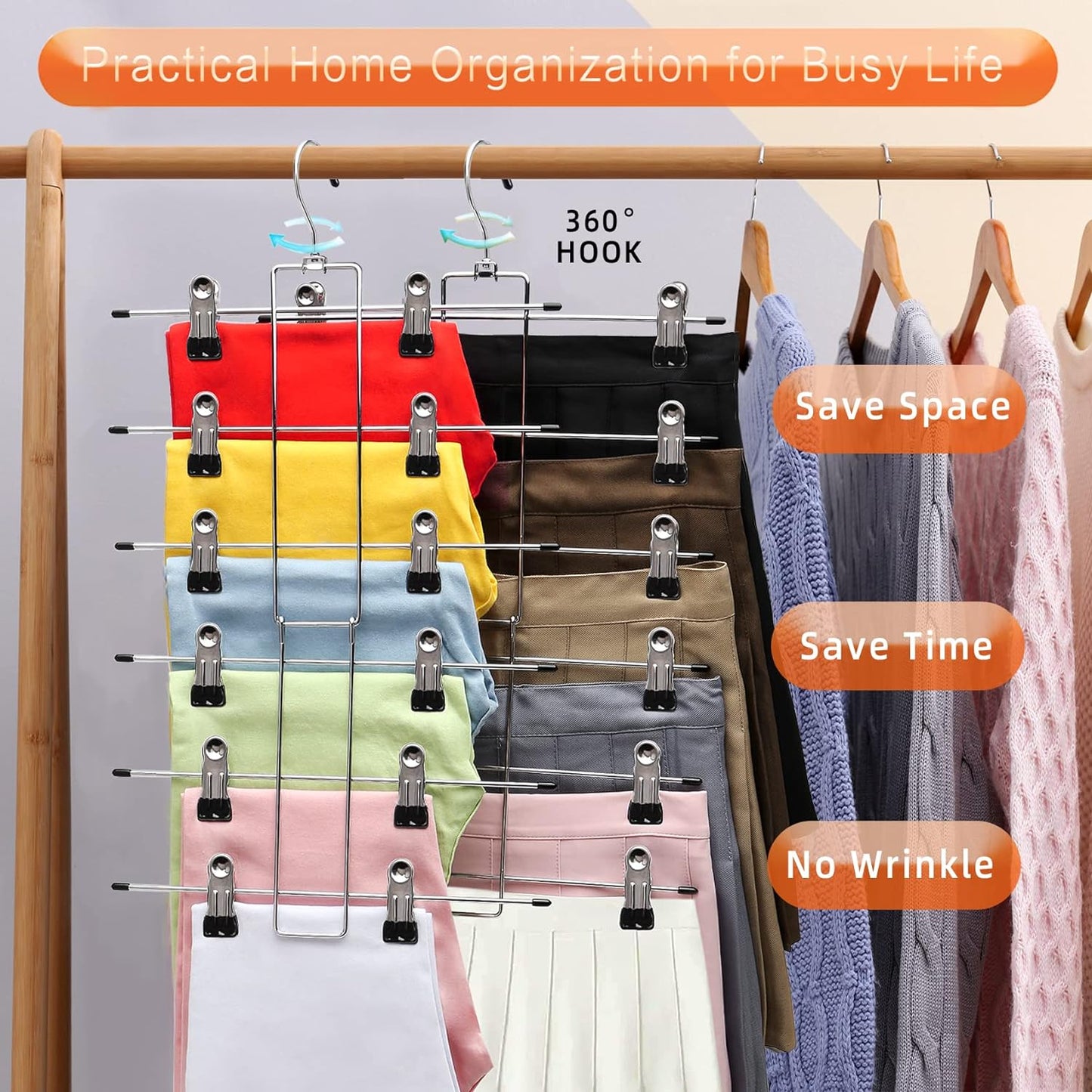 aldorian™-Pants Hangers with Clips