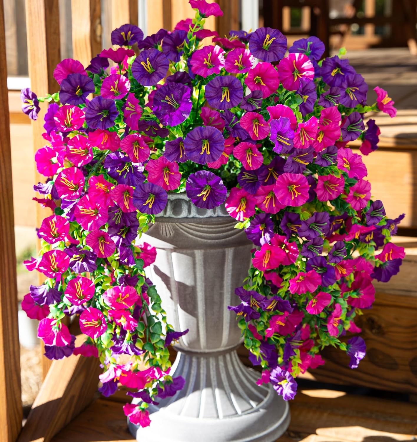 💐Perfect Home Garden Decoration – 🌺Hanging Morning Glory
