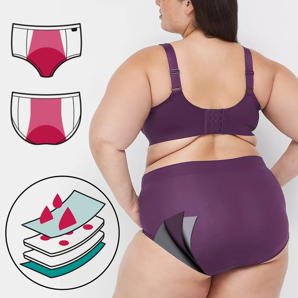 aldorian™-Breathable and moisture-absorbent 2024 new high-waisted leak-proof underwear