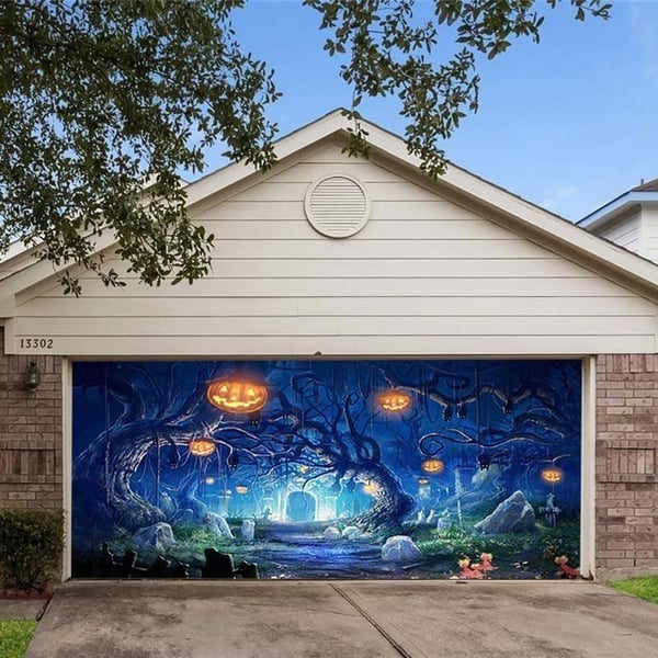 aldorian™-Hot Sale-Halloween 2024 Garage Door Decoration