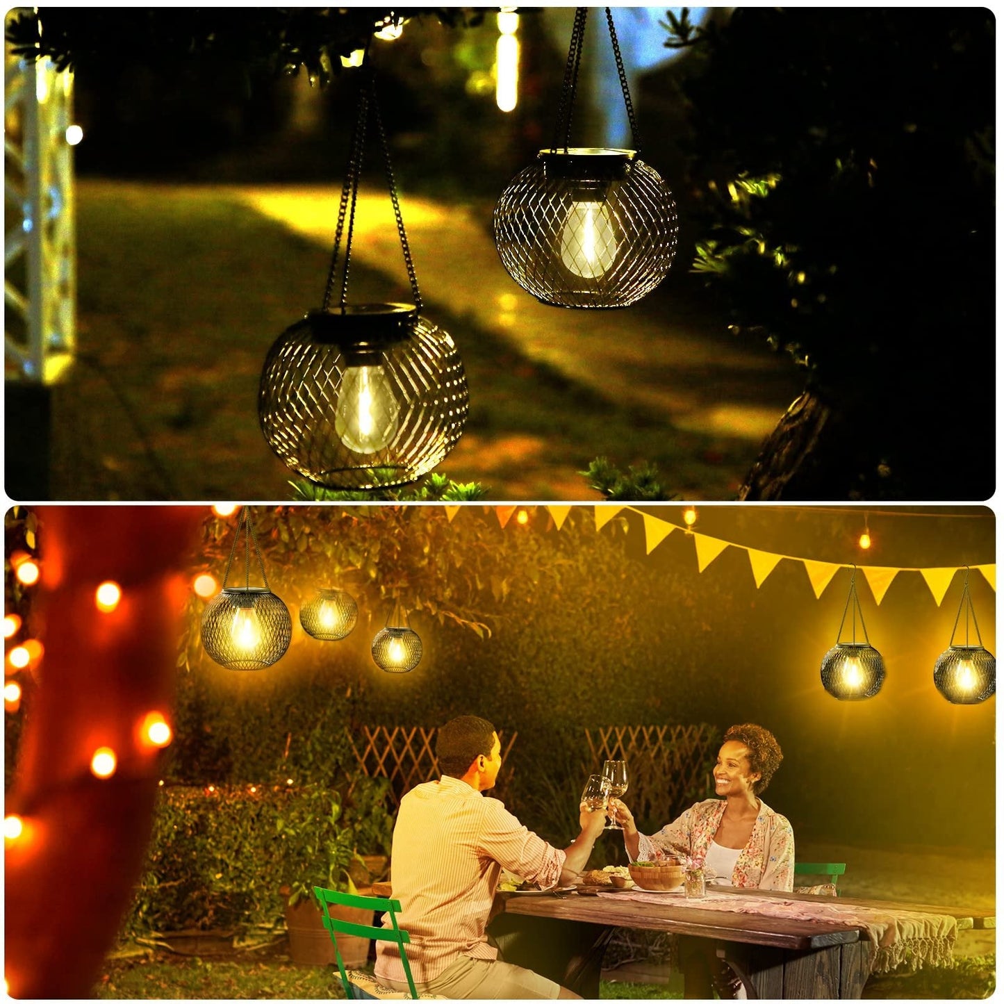 aldorian™-Solar Outdoor Lights Upgraded Hanging Lantern