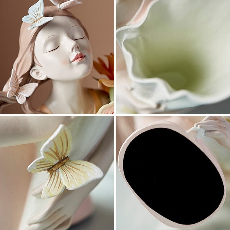 aldorian™-Ceramic Vase "Butterfly Girl"