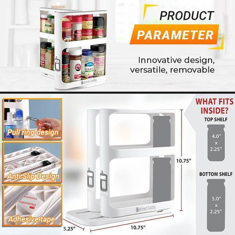 Multi-Function Swivel Storage Rack