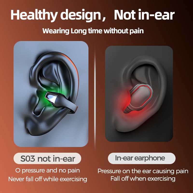 aldorian™-🎁 49% OFF🎁 Wireless Ear Clip Bone Conduction Headphones