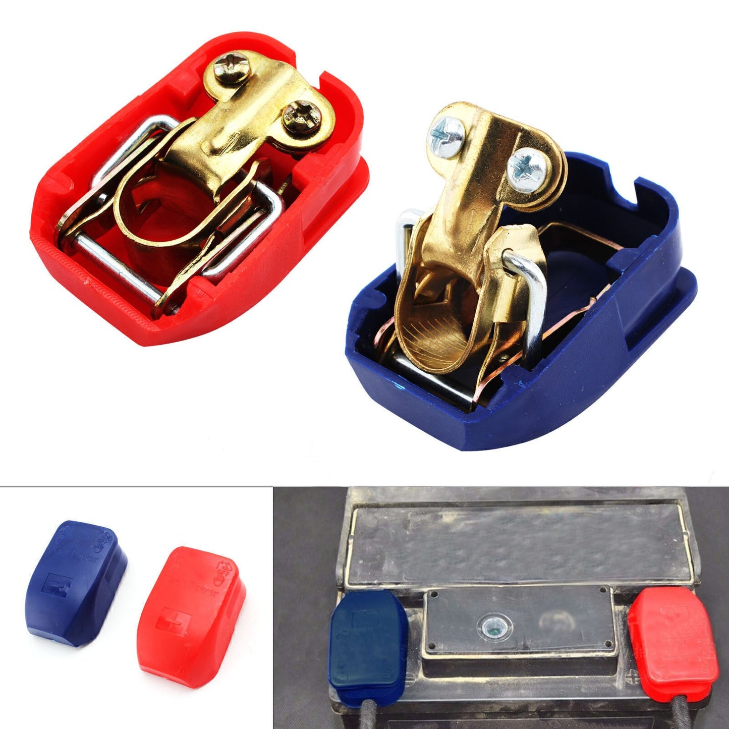 aldorian™-Quick Release Battery Terminals Clamps