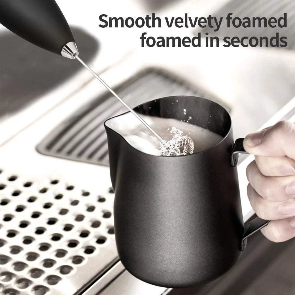 aldorianā¢-Milk Frother Handheld With Stand(Various collection colors)