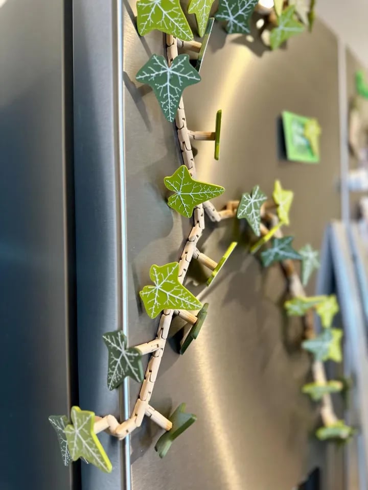 aldorian™-🍃 3D Printed Magnetic Ivy Faux Plant Fridge Magnet