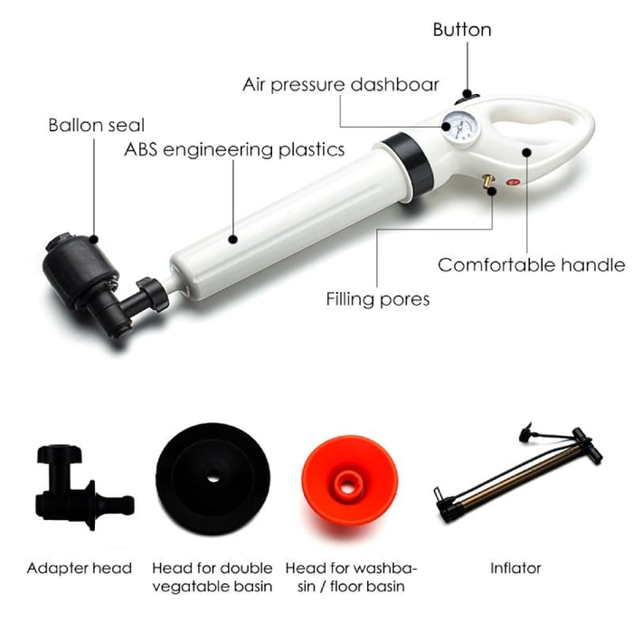 aldorian™-Toilet plunger clog remover