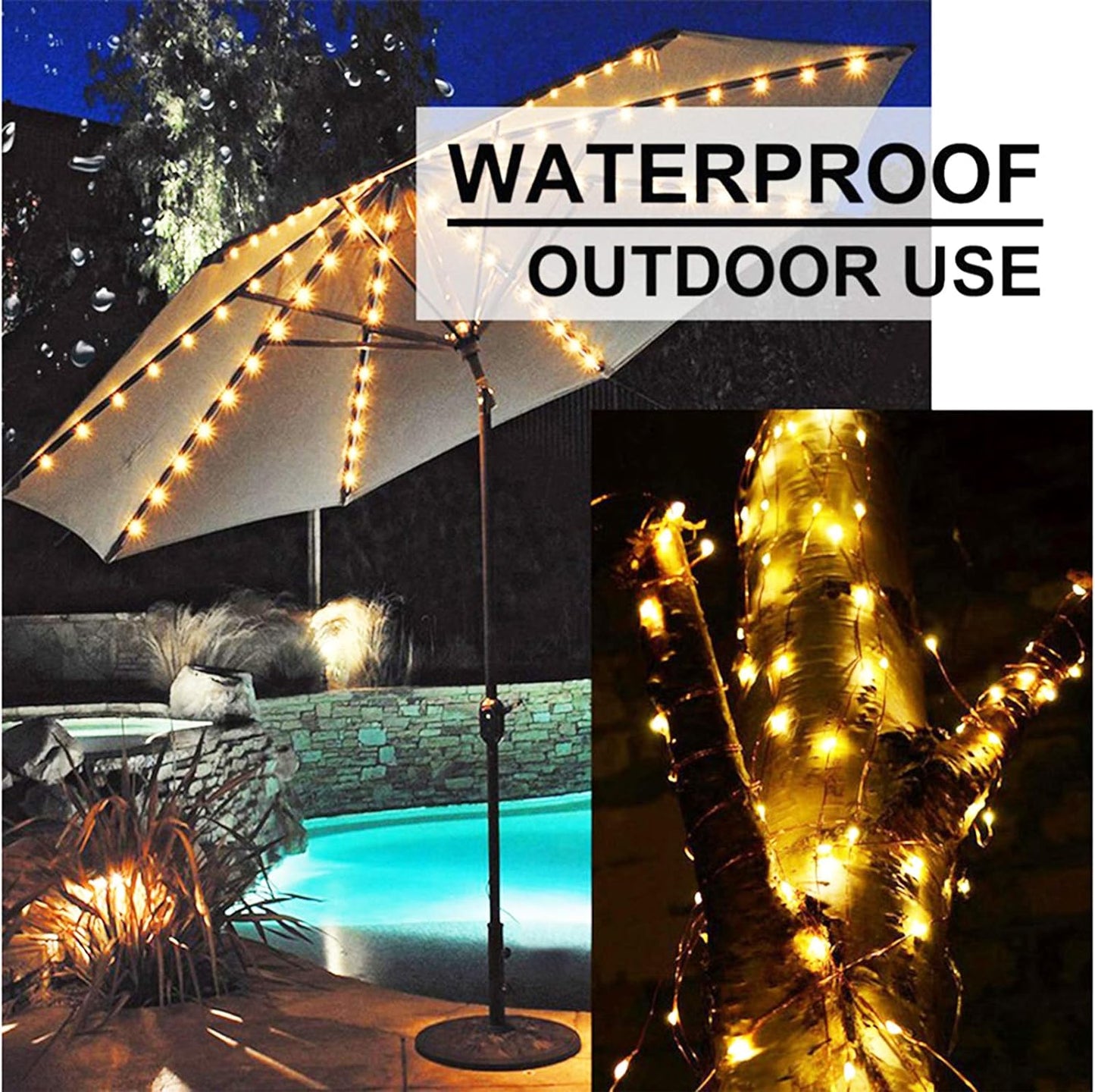 aldorian™-200 LED Firefly Bunch Lights - 2 m/6.56 ft