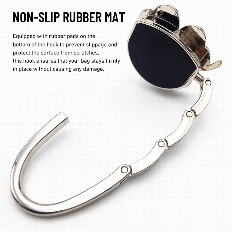 Four Leaf Clover Design Foldable Handbag Hanger