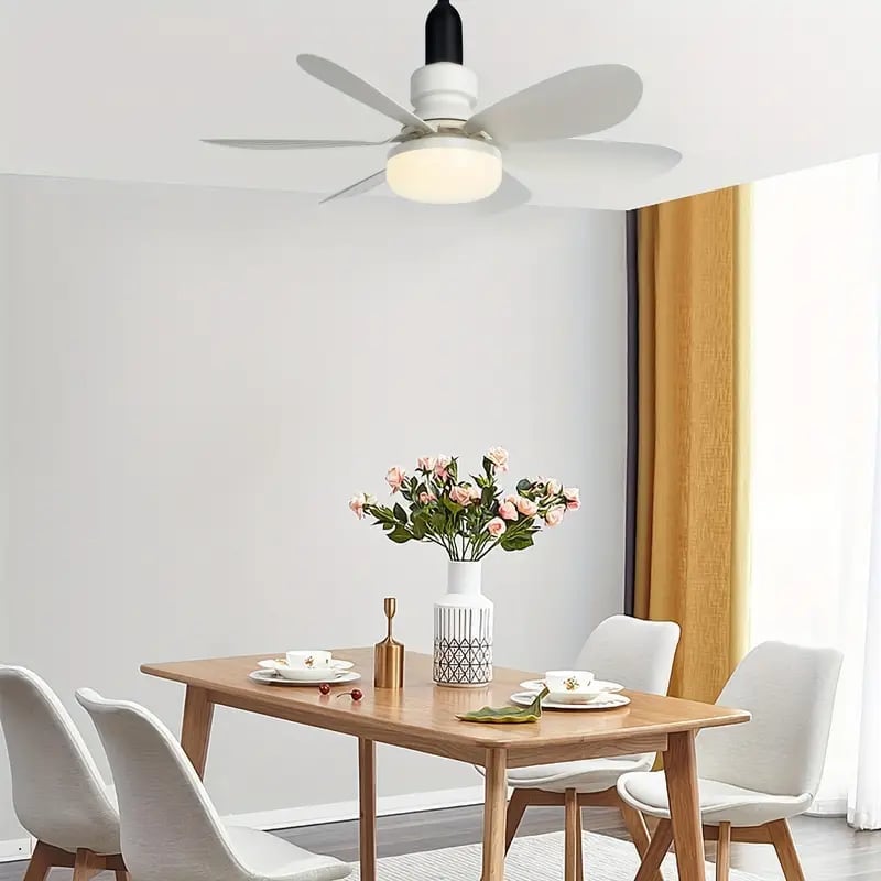 aldorian™-Bright Cool Ceiling Socket Fan & Light with Remote