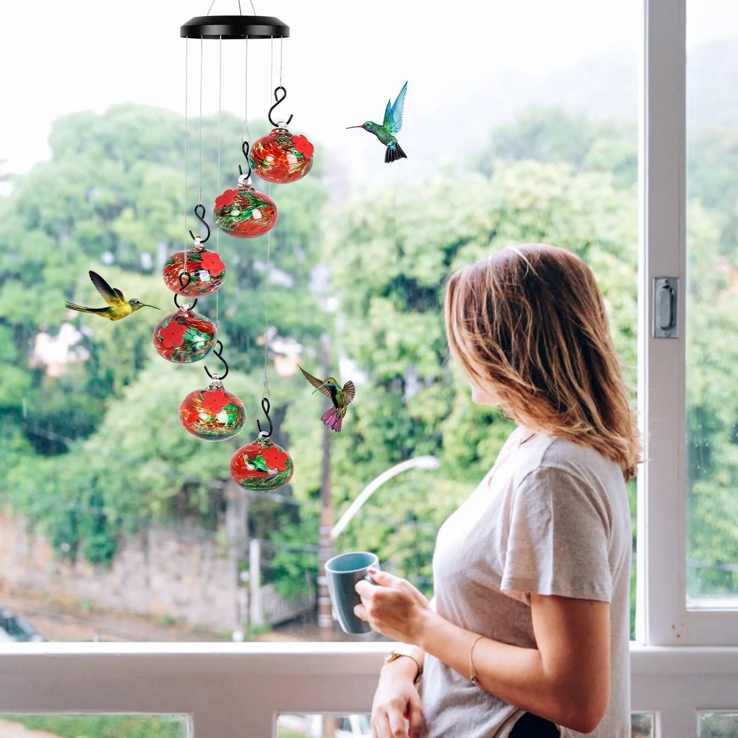 aldorian™-New Charming Wind Chimes Hummingbird feeders Garden Decor