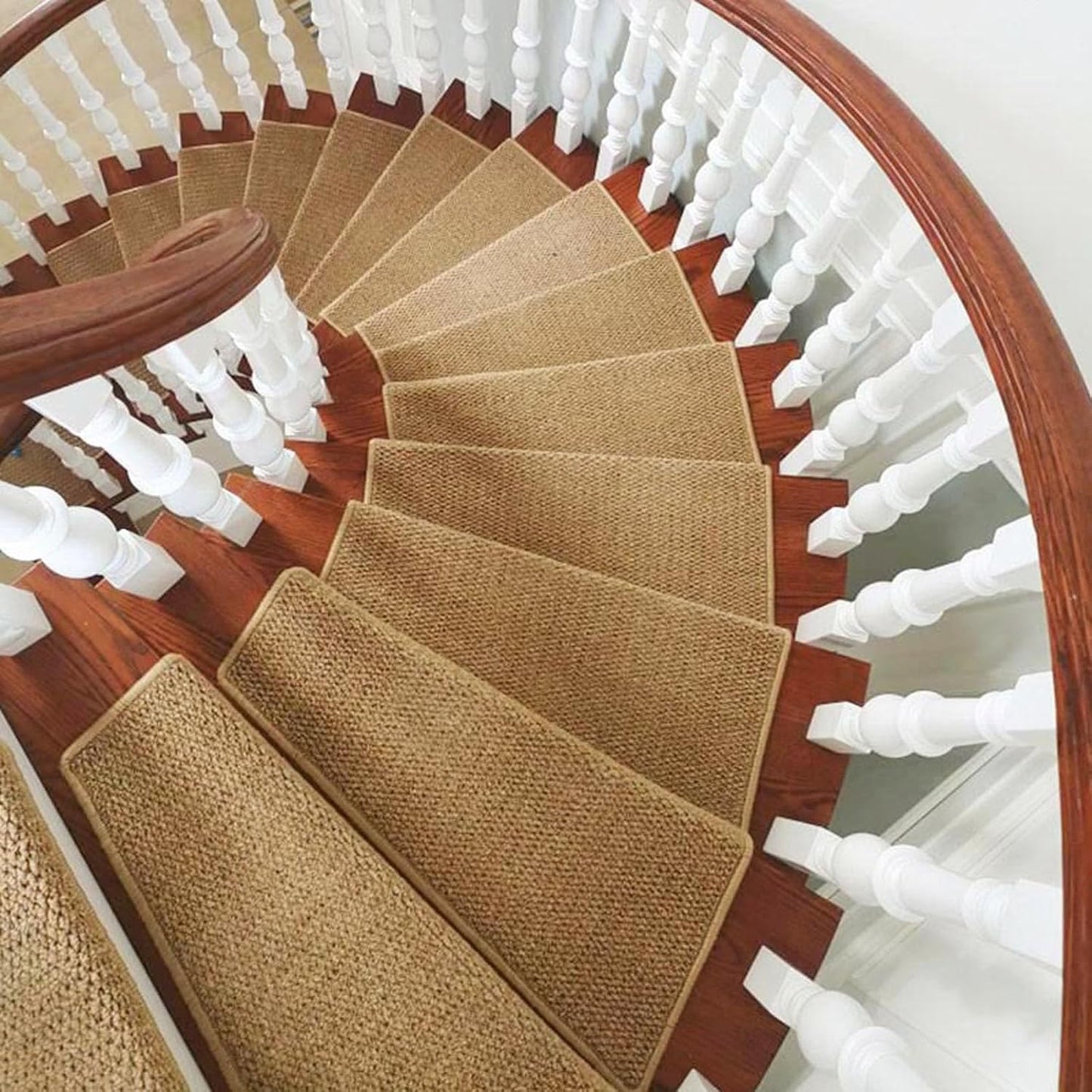 aldorian™-Self Adhesive Imitation Sisal Indoor Stair Runner Rugs Cover Mat