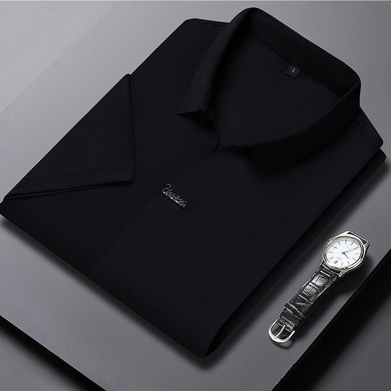 🎁Men’s Casual Lapel Breathable Wrinkle-free T-shirt
