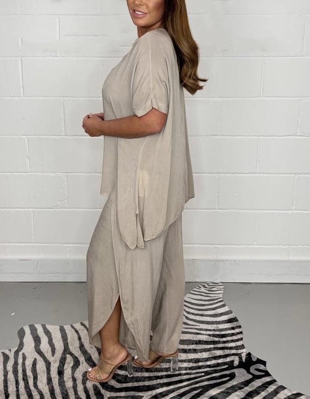 aldorian™-Hot Sale 48% OFF💖Floaty 2 Piece Sleeved Trouser Set