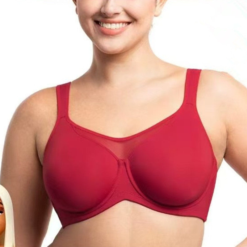 💐Women's Elegant Sheer Full Coverage Plus Size Bra