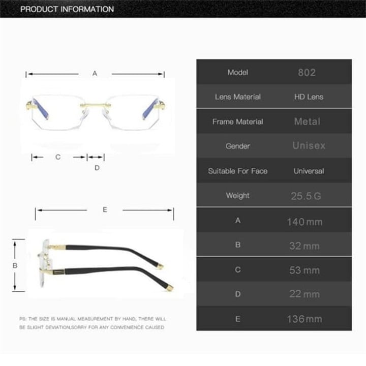 aldorian™-New Sapphire High Hardness Anti-blue Progressive Far And Near Dual-Use Reading Glasses
