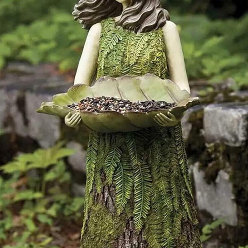 aldorian™-💐🔥Forest Girl Bird Feeder - Bird Feeder Fairy Statue