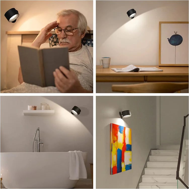 aldorian™-🔥360° Multifunctional Magnetic LED Wall Lamp💡|✨Hot Sale 40% Off