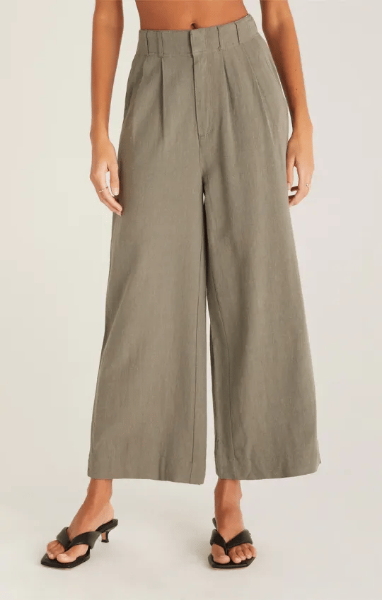 aldorian™-49% OFF🔥Women's elastic high waist casual wide leg pants (Buy 2 Free Shipping)