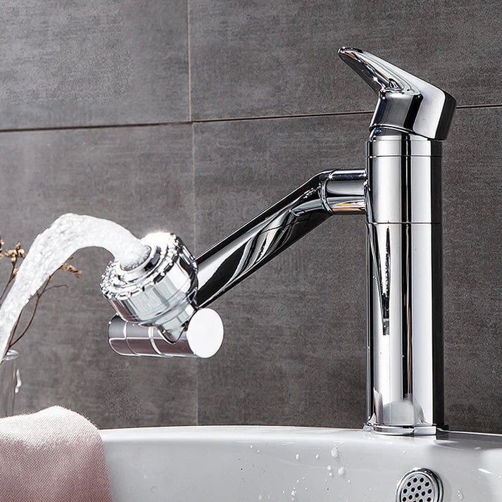 aldorian™-Single Hole Hot And Cold Water Faucet Universal Swivel Basin Faucet(Free 60cm water pipe)