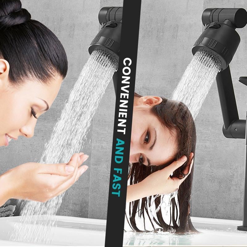 aldorian™-Single Hole Hot And Cold Water Faucet Universal Swivel Basin Faucet(Free 60cm water pipe)