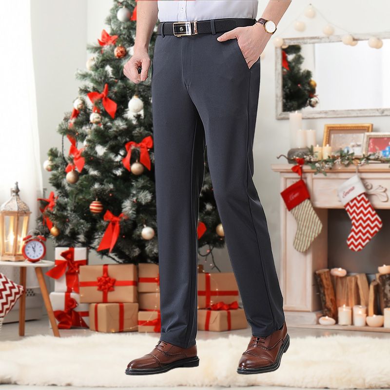 aldorian™-🔥Men’s Fashionable Stretch Plush-lined Suit Pants