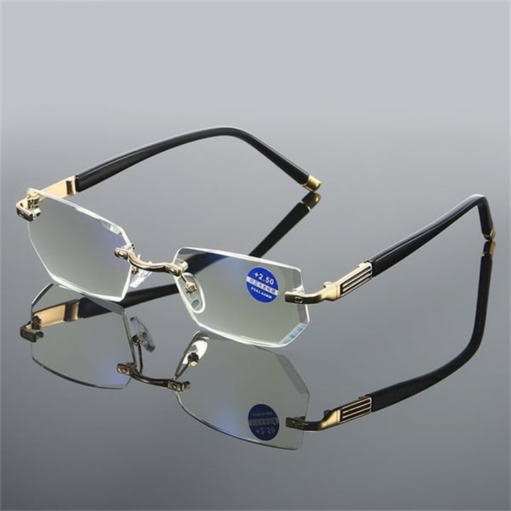 aldorian™-New Sapphire High Hardness Anti-blue Progressive Far And Near Dual-Use Reading Glasses
