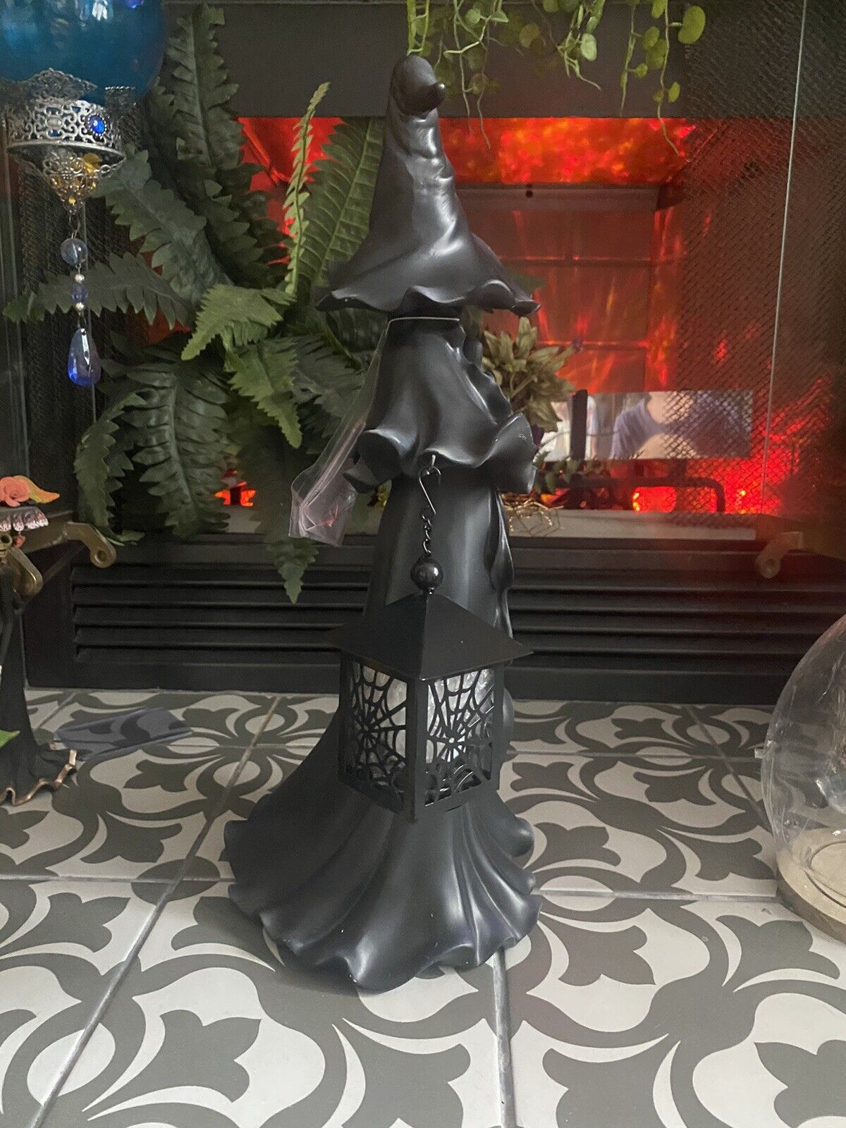 aldorian™-🎃Early Halloween Sale -Black Witch With Lantern