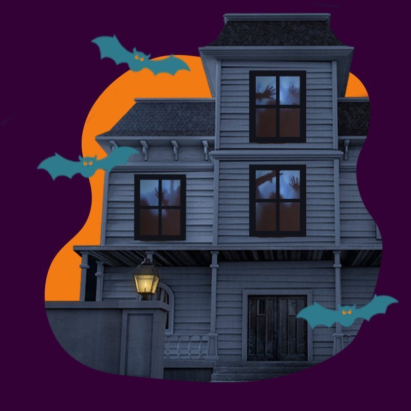 aldorian™-Scary Halloween Projector( Projector + 12 videos + Screen)