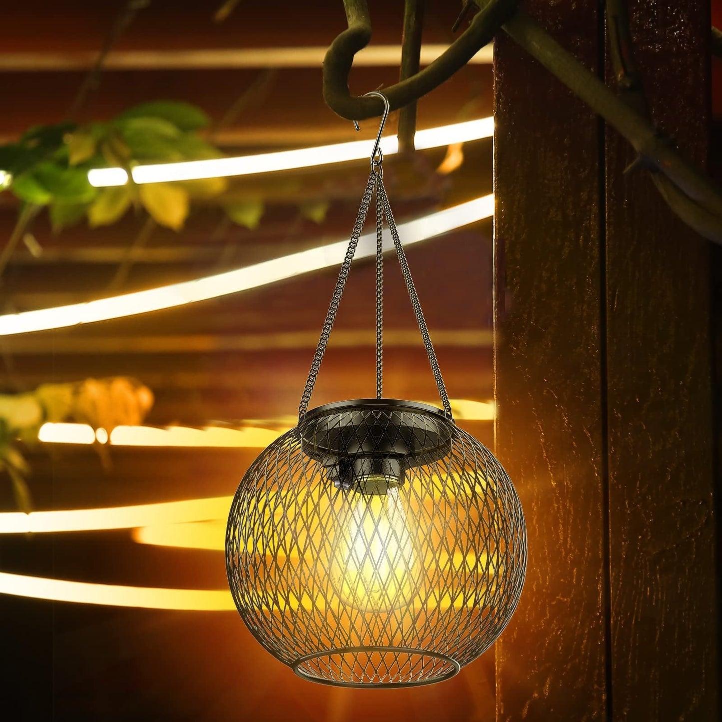 aldorian™-Solar Outdoor Lights Upgraded Hanging Lantern