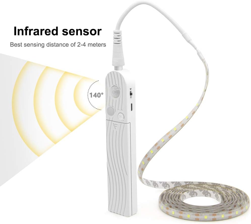 aldorian™-9.84ft Motion-Sensor LED Strip Light