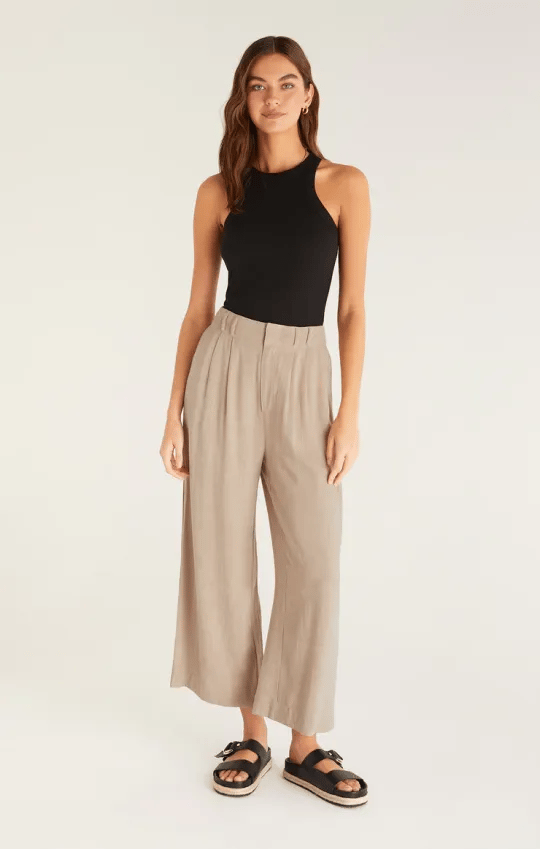 aldorian™-49% OFF🔥Women's elastic high waist casual wide leg pants (Buy 2 Free Shipping)