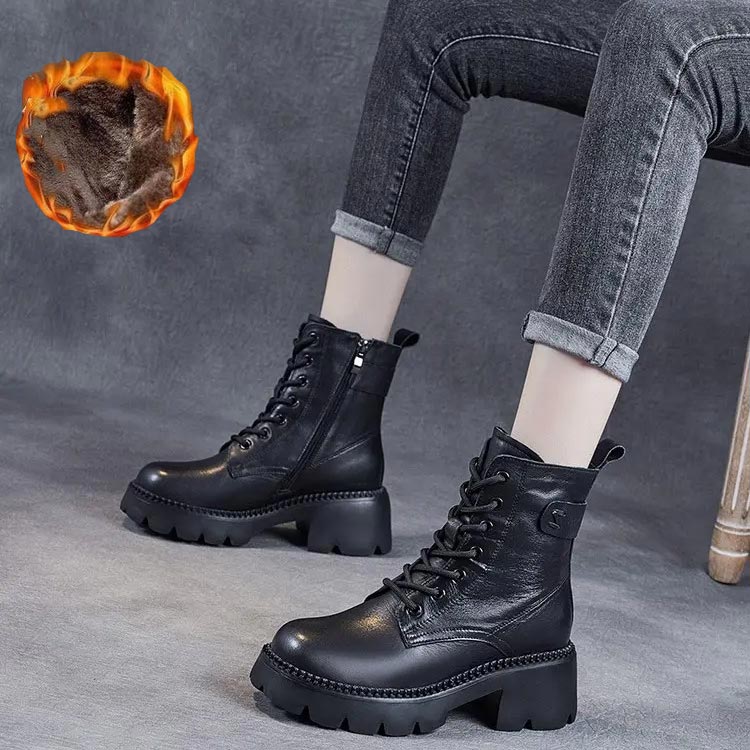 aldorian™-Women's orthopedic comfortable leather boots - Ideal gift
