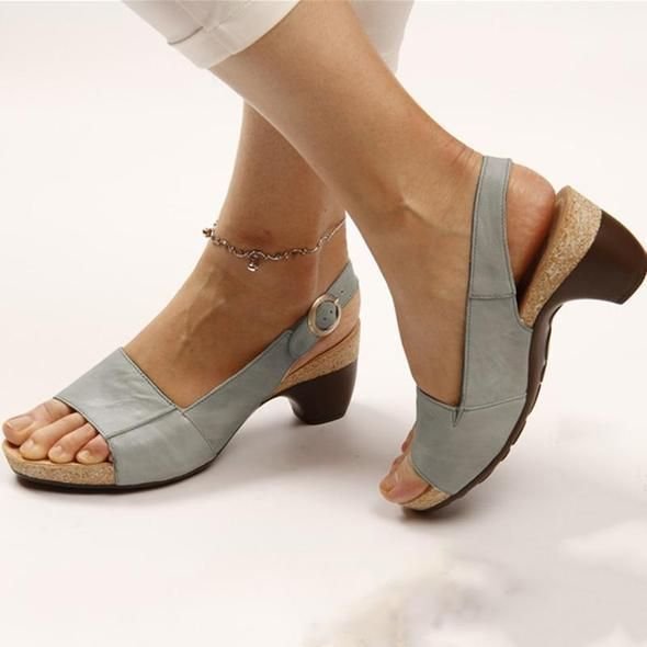 aldorian™-Comfortable Elegant Low Chunky Heel Shoes