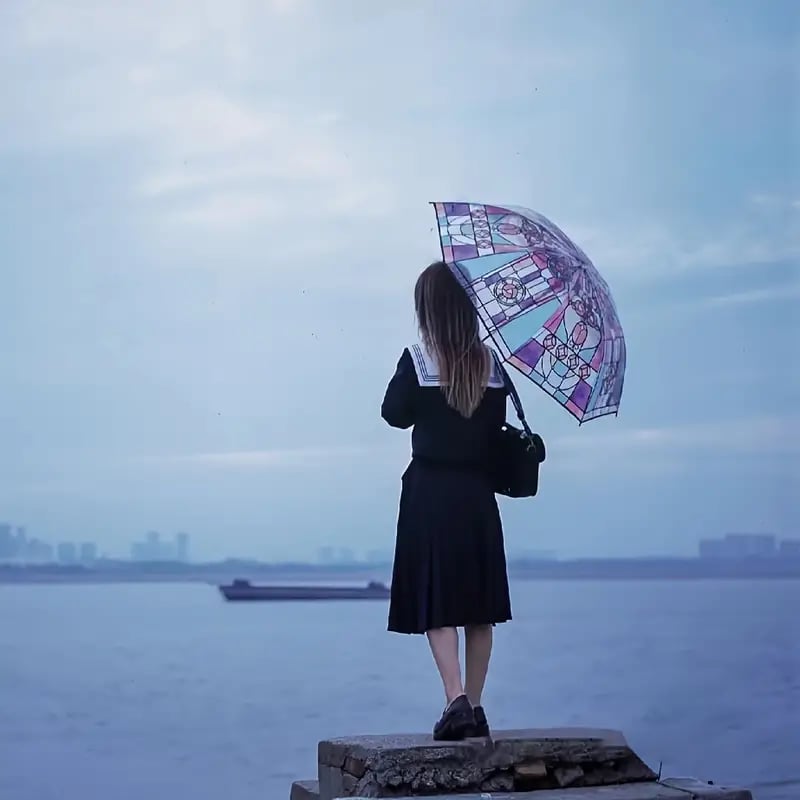 aldorian™-🔥Vintage Stained Glass Automatic Umbrella