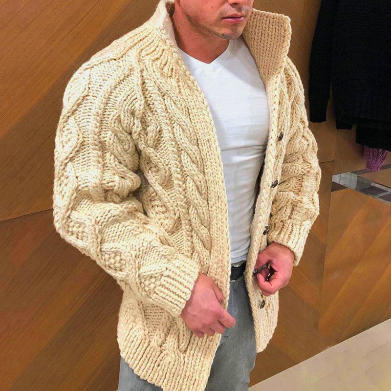 aldorian™-🔥49% OFF🔥Men's Stand Collar Casual Knit Cardigan
