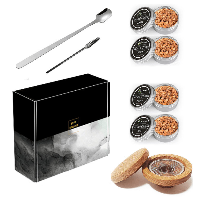 aldorian™-Cocktail Smoker with 8 flavors -Bourbon Whiskey Gifts for Men