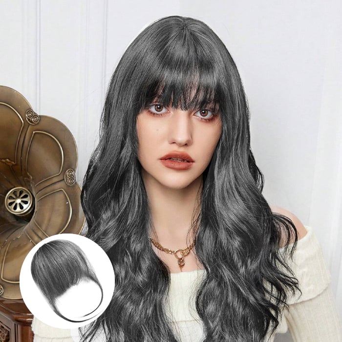 aldorian™-🔥Warehouse Clearance 50% 🎀Clip in Bangs (High temperature filament)🔥