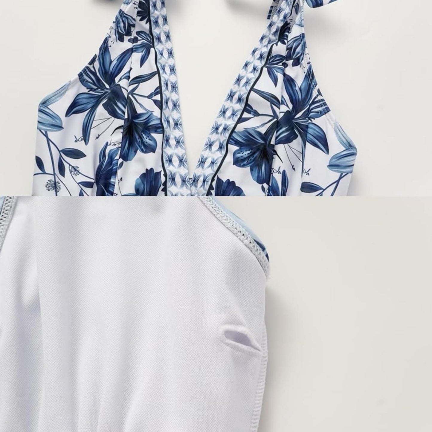 aldorian™-Women's Adjustable Shoulder Floral Print One Piece Swimsuit with Skirt/Sarong (Buy 2 Free Shipping)