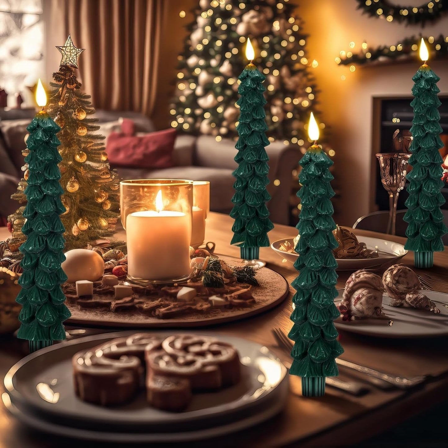aldorian™-🎁🎄Christmas tree LED candles