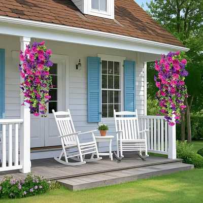 💐Perfect Home Garden Decoration – 🌺Hanging Morning Glory