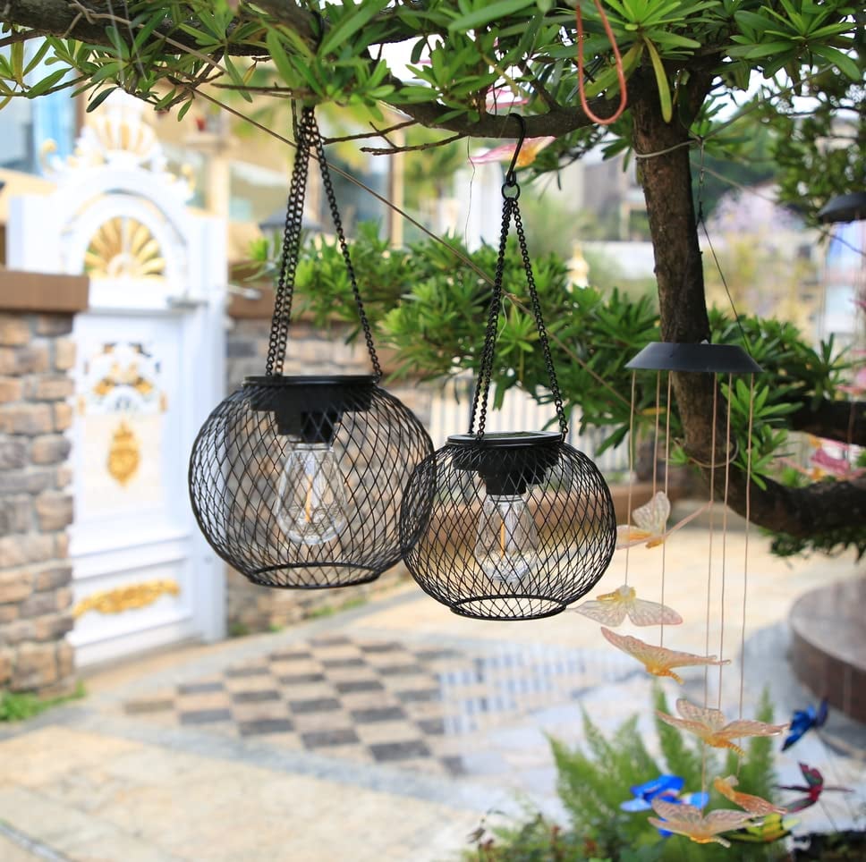 aldorian™-Solar Outdoor Lights Upgraded Hanging Lantern