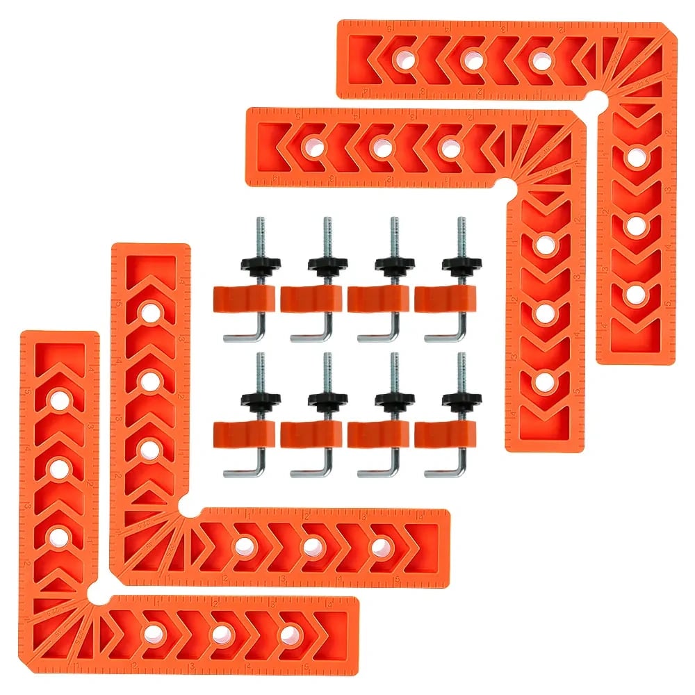 4PCS Right Angle Clamp Kit