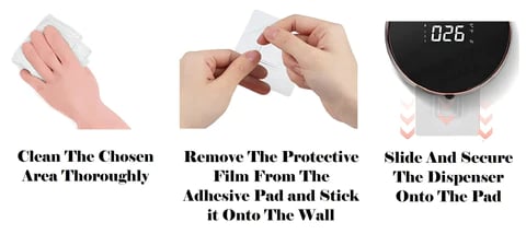 aldorian™-Wall-Mounted Circular Foam Dispenser