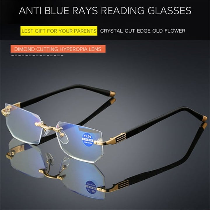 aldorian™-New Sapphire High Hardness Anti-blue Progressive Far And Near Dual-Use Reading Glasses