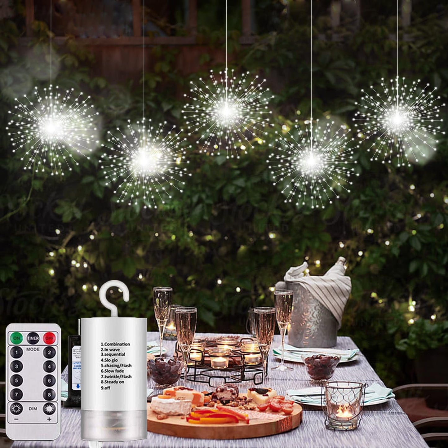 aldorian™-Christmas Pre-sale SAVE 49%🎄Hanging Starburst Fairy Lights for Christmas