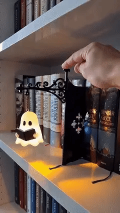 👻Ghost Bookshelf Lamp📚 Create a Comfortable Reading Corner